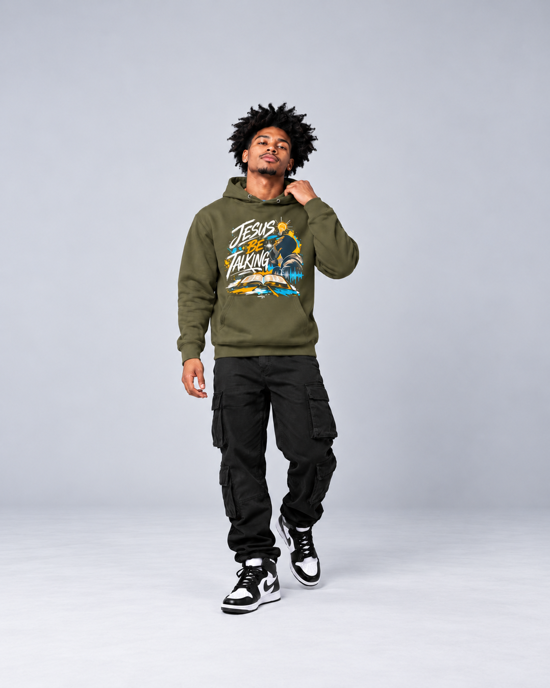 "Jesus Be Talking" - Unisex Hoodie (Dark Colors)