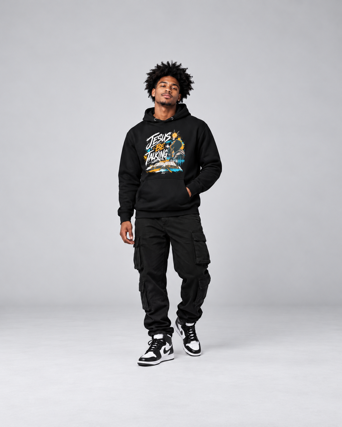"Jesus Be Talking" - Unisex Hoodie (Dark Colors)