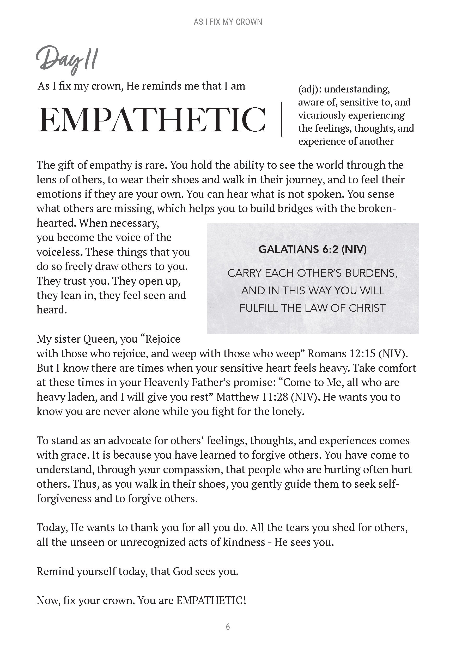 As I Fix My Crown The Dawn Edition: 8 Weeks to Becoming Who God Says I Am