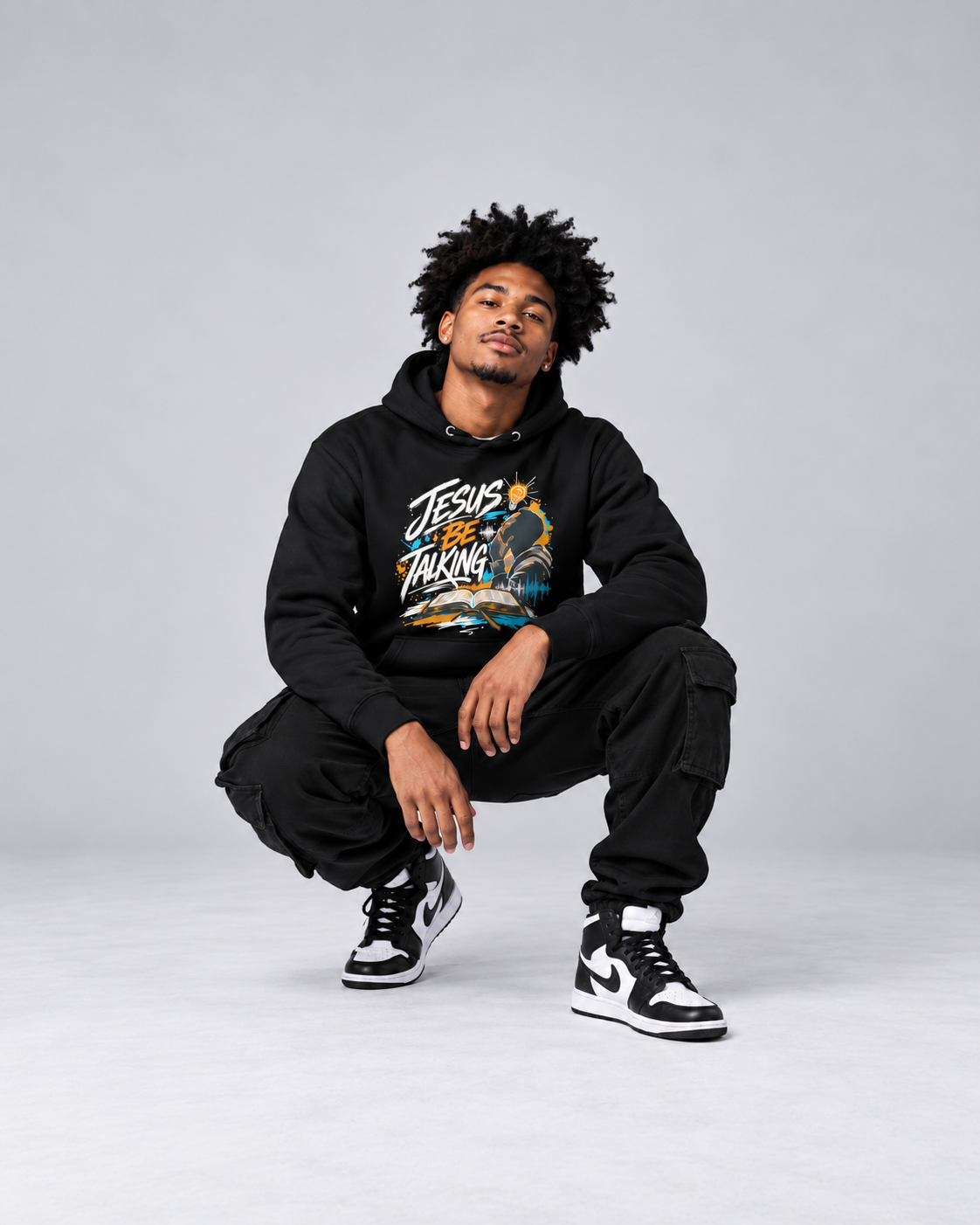 "Jesus Be Talking" - Unisex Hoodie (Dark Colors)