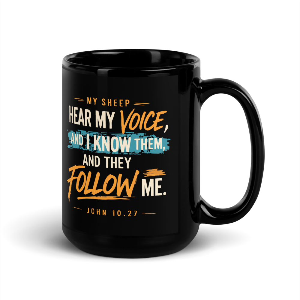 "Jesus be Talking" - Black Glossy Mug