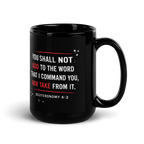 "Read the Whole Bible" - Black Glossy Mug