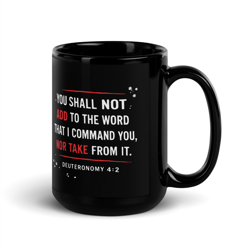 "Read the Whole Bible" - Black Glossy Mug
