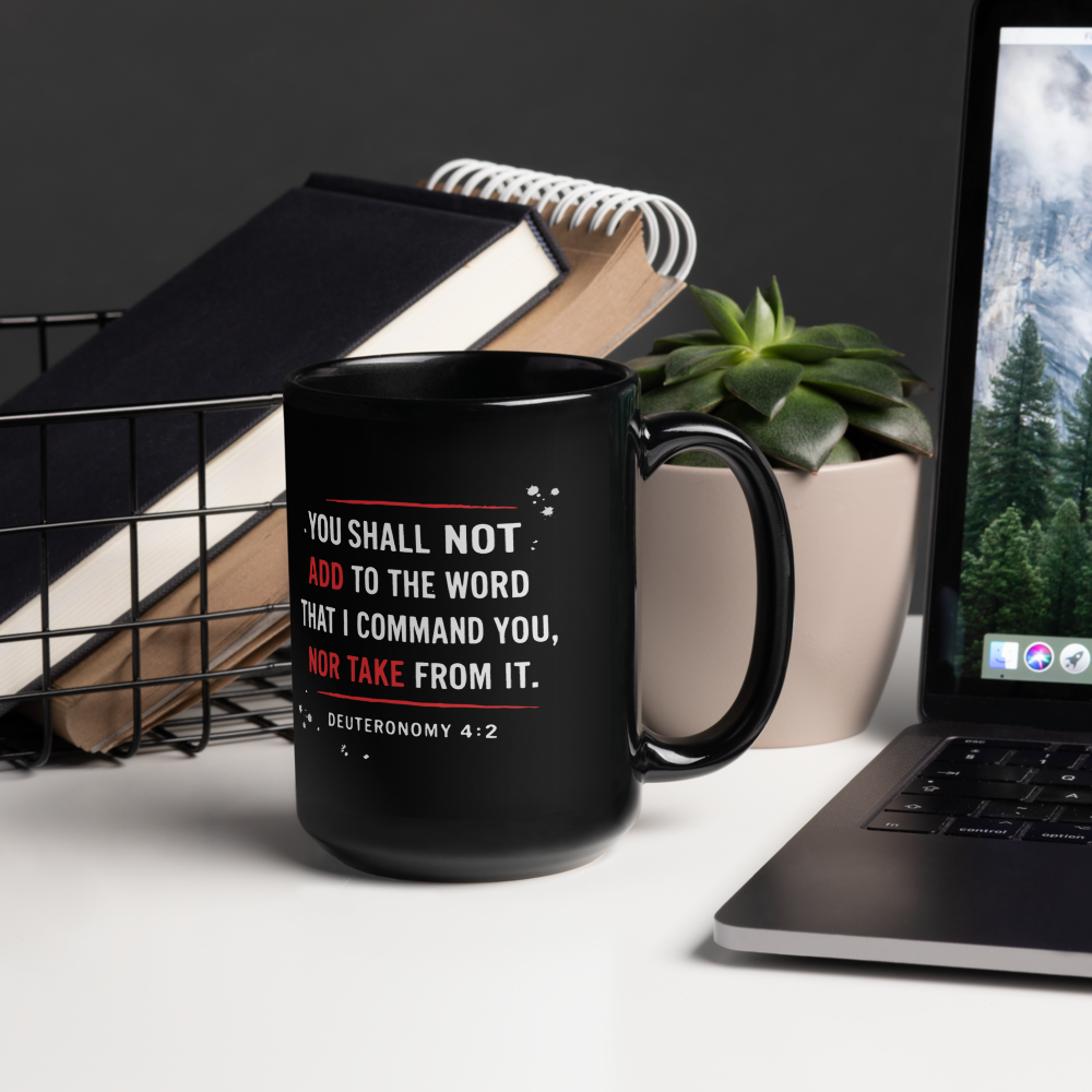 "Read the Whole Bible" - Black Glossy Mug