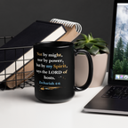"That's Jesus. I Just Work Here" - Black Glossy Mug