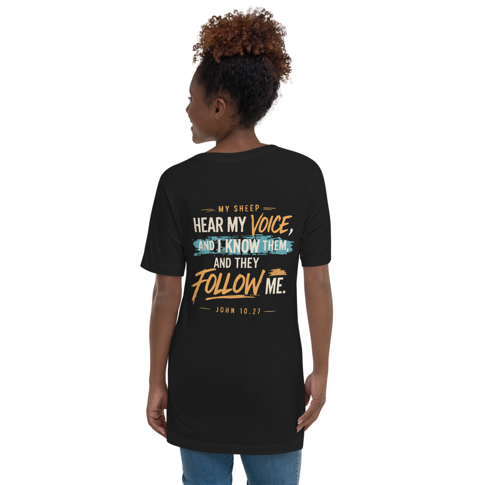 "Jesus be Talking" - Unisex Short Sleeve V-Neck T-Shirt