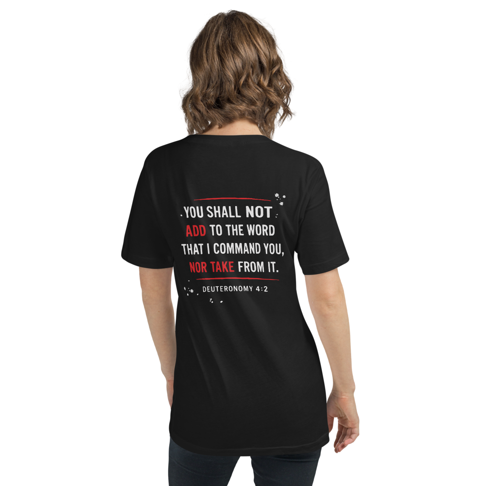 "Read the Whole Bible" - Unisex Short Sleeve V-Neck T-Shirt