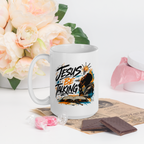 "Jesus Be Talking" - White glossy mug
