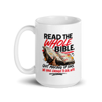White glossy mug