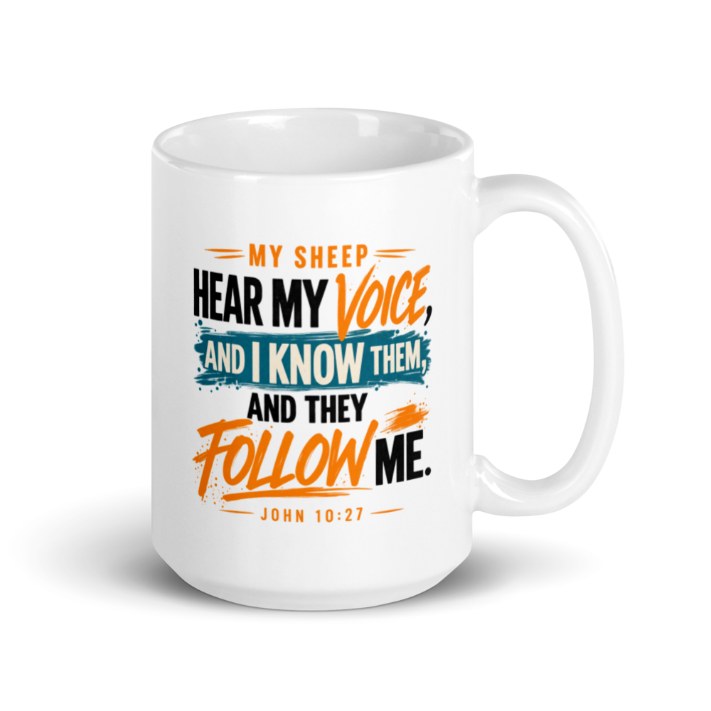 "Jesus Be Talking" - White glossy mug