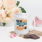 "Jesus Be Talking" - White glossy mug