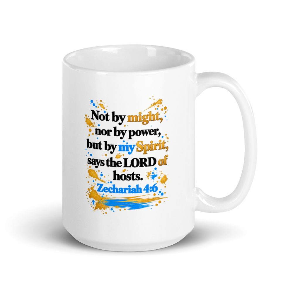 "That's Jesus. I Just Work Here" - White Glossy Mug